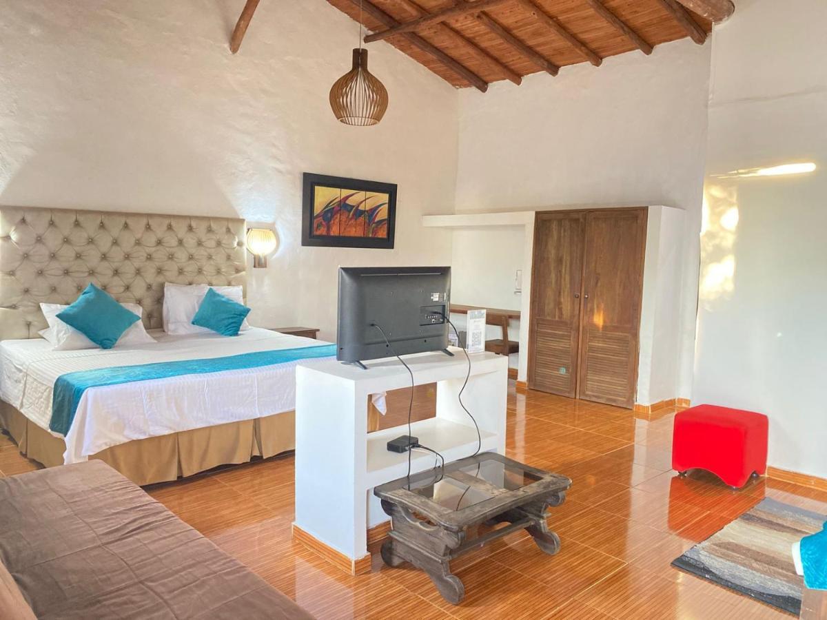 Hotel Santos De Piedra - Maranatha Barichara Dış mekan fotoğraf