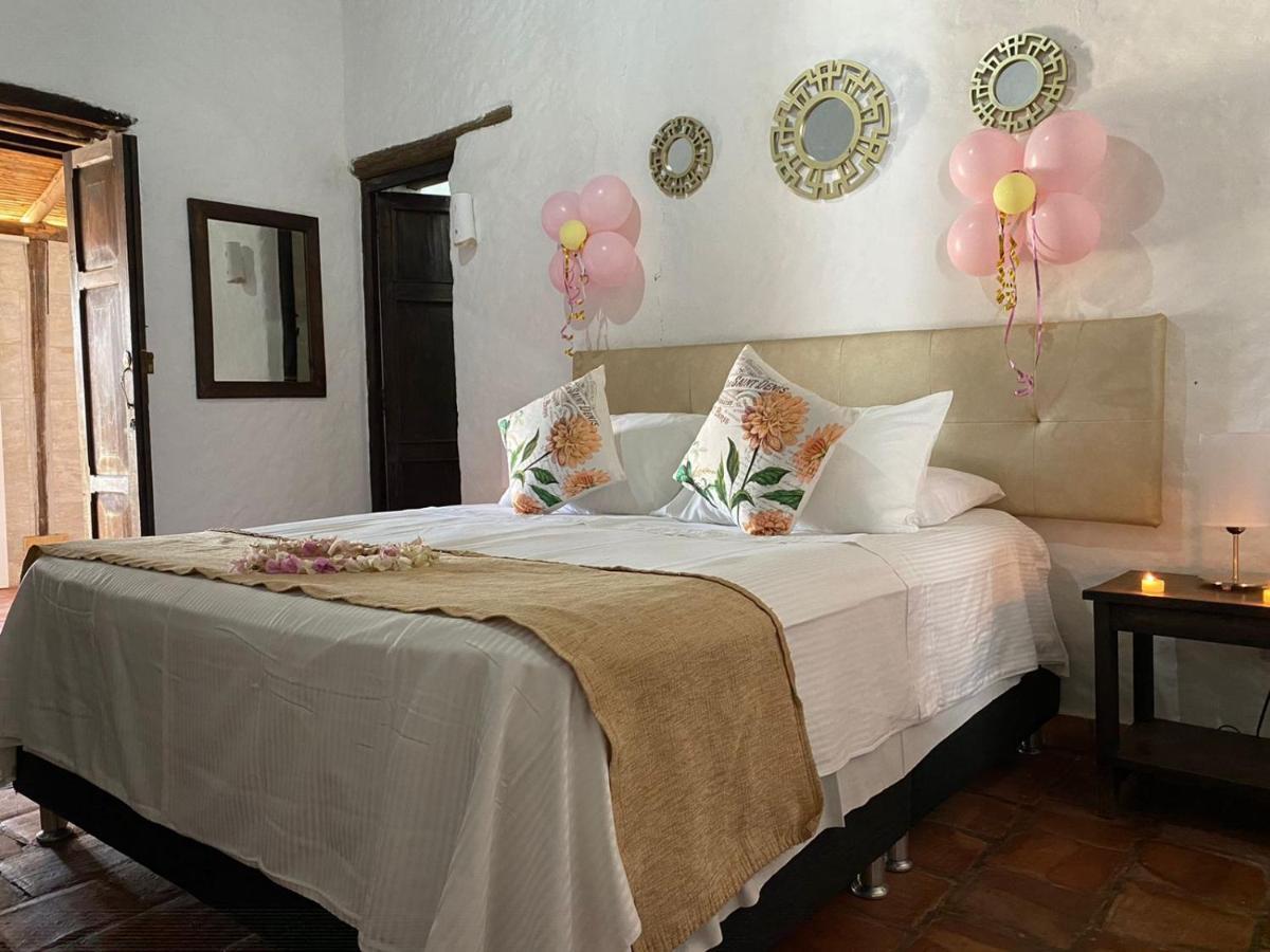 Hotel Santos De Piedra - Maranatha Barichara Dış mekan fotoğraf
