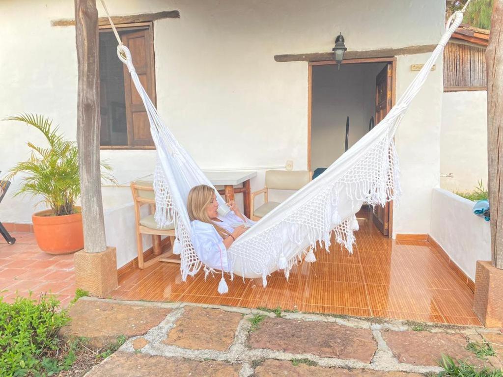 Hotel Santos De Piedra - Maranatha Barichara Dış mekan fotoğraf