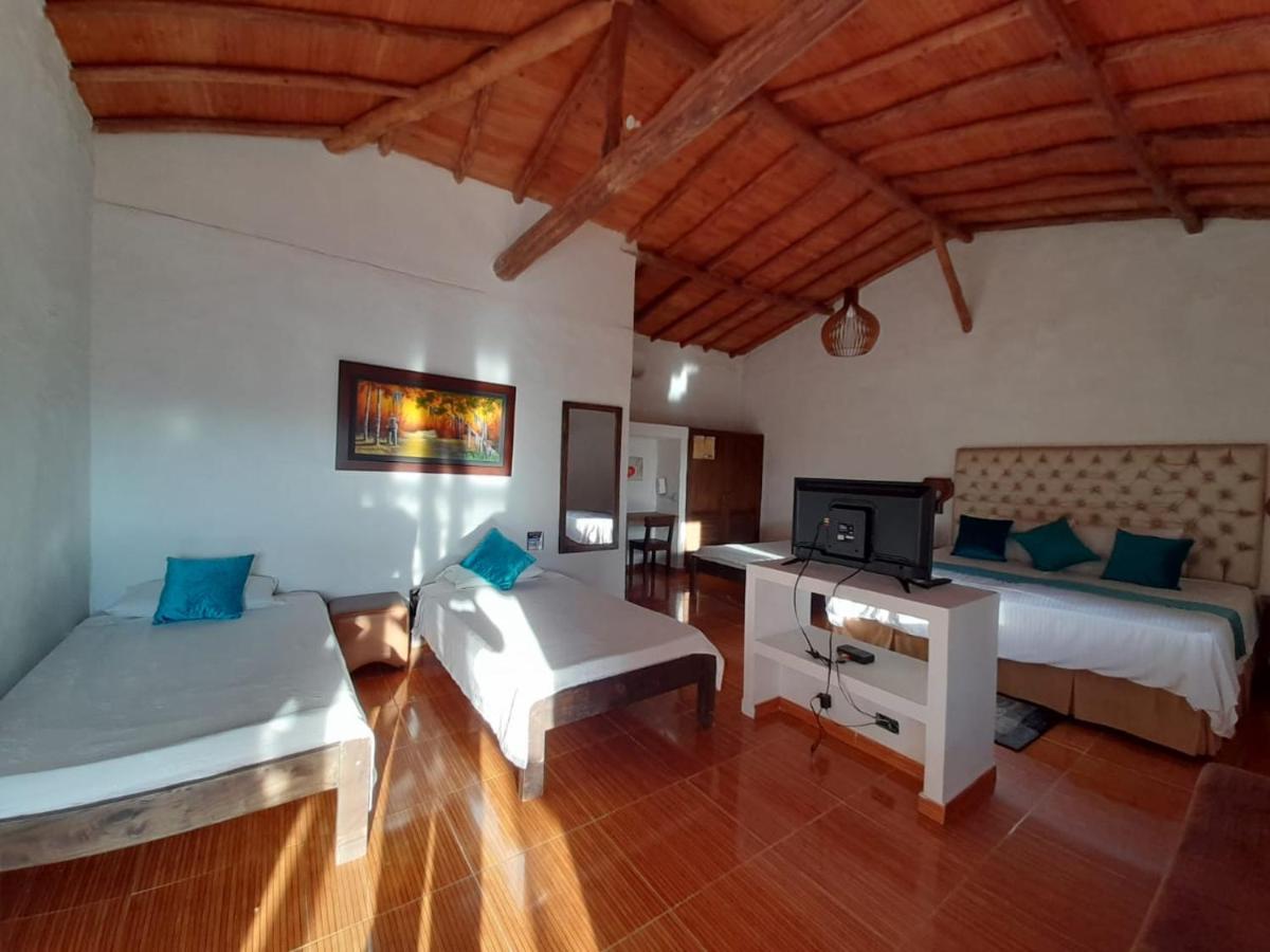 Hotel Santos De Piedra - Maranatha Barichara Dış mekan fotoğraf