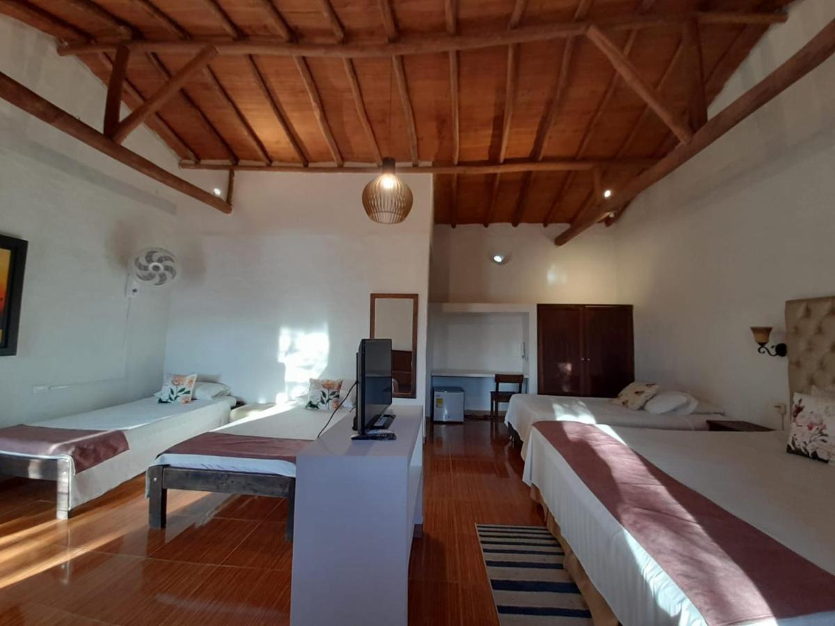 Hotel Santos De Piedra - Maranatha Barichara Dış mekan fotoğraf